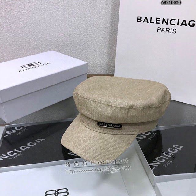 Balenciaga女士帽子 巴黎世家經典軍帽貝雷帽  mm1151